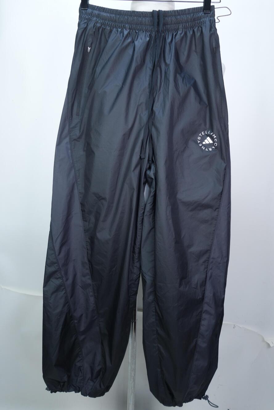 Adidas Stella McCartney Pants Womens Size S Black Track Zip Cuffs JF6332